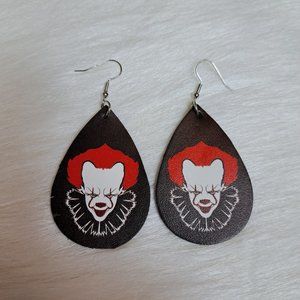 Halloween Horror Clown Earrings